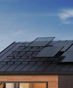 innovative Solar panels on house